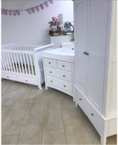shop builds nursery set assembly